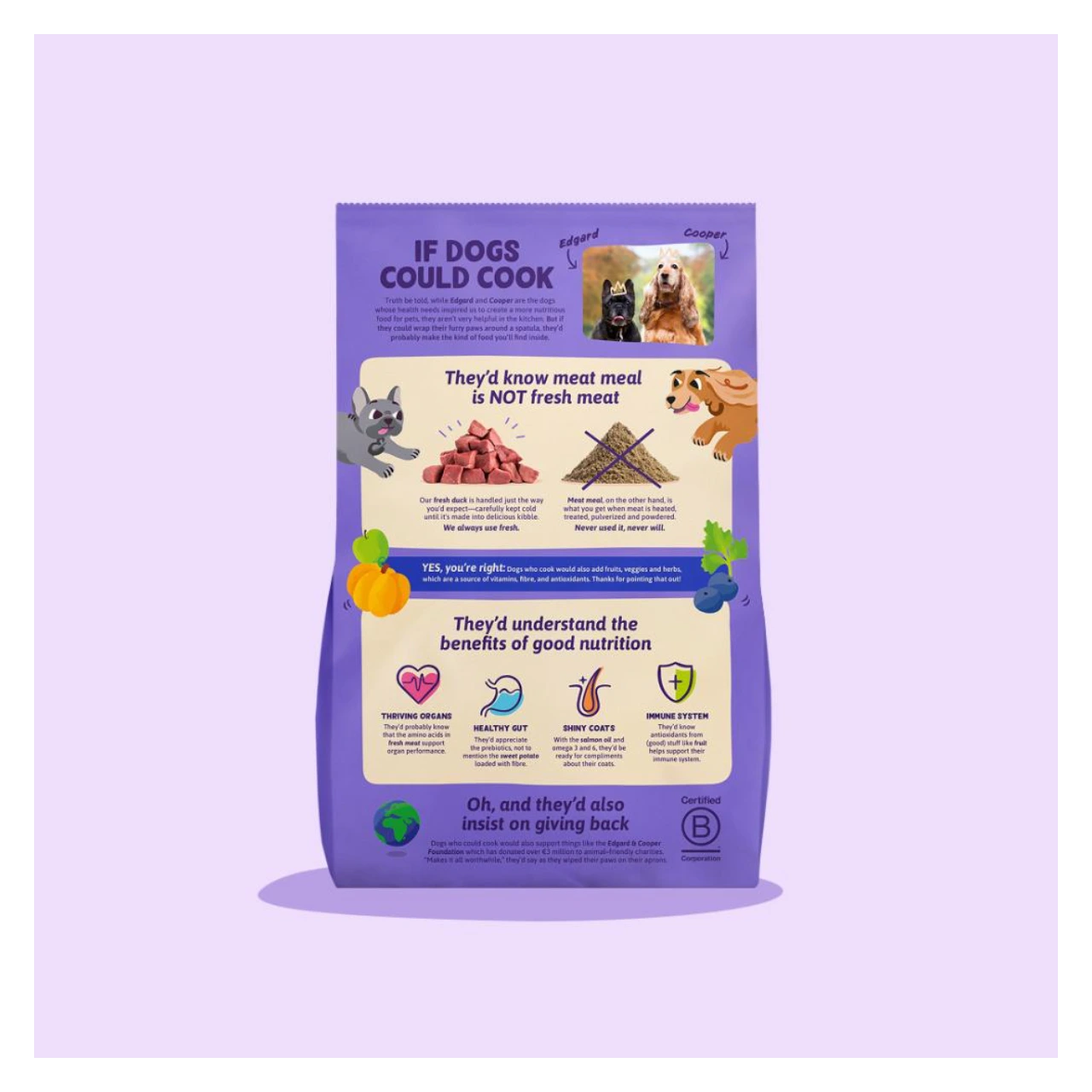 Edgard & Cooper Fresh and kornfrit hundefoder 12 kg